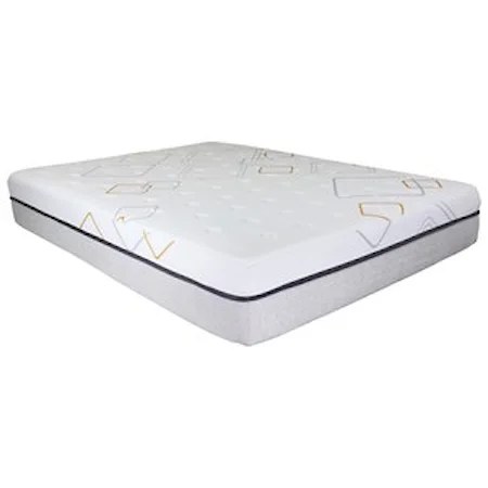 Queen 12" Hybrid Mattress and Low Profile Triton Lite Foundation